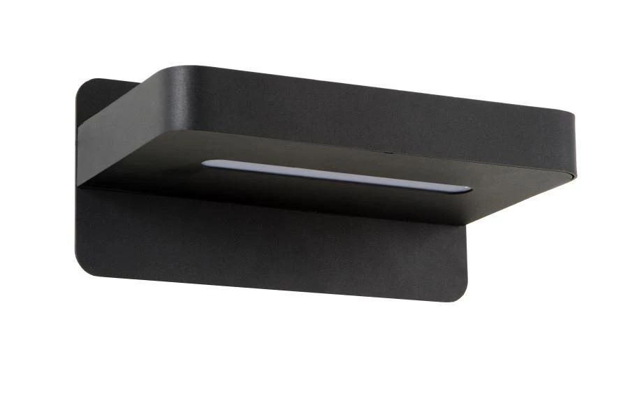 Lucide ATKIN - Lámpara de cabecera / Lámpara de pared - LED - 1x6W 3000K - Con punto de carga USB - Negro - apagado